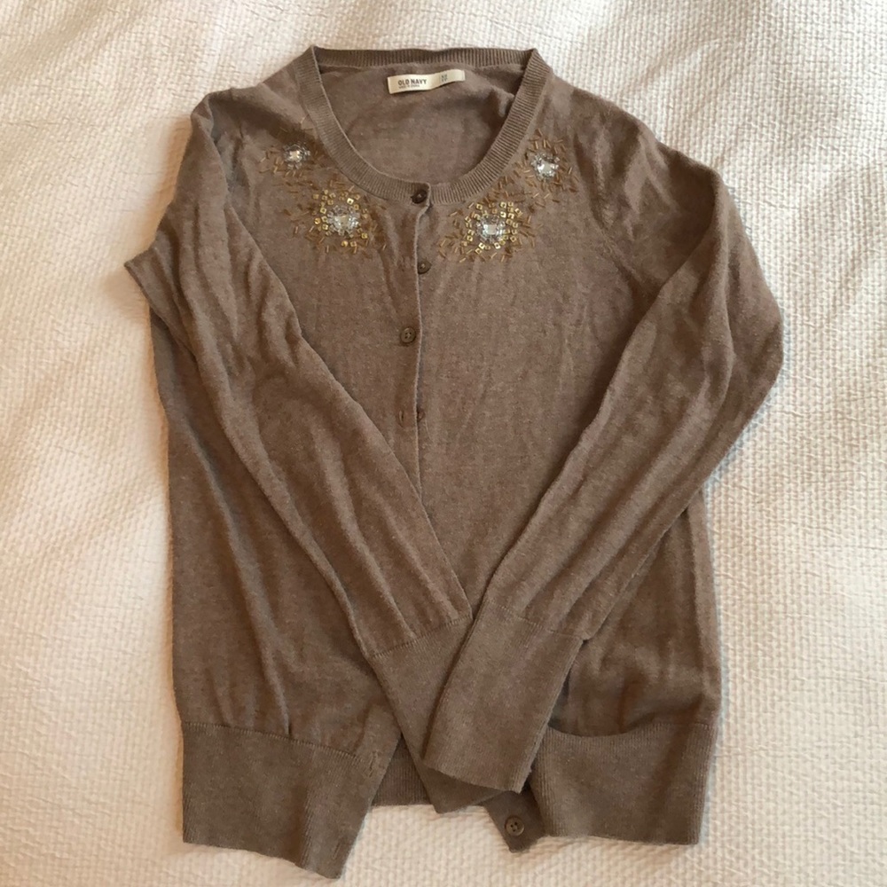 Button down sweater